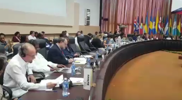 Discours d'Alfred Marie -Jeanne à la 8ème Réunion extraordinaire du Conseil des ministres de l'AEC à Cuba