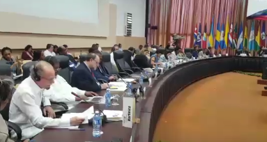 Discours d'Alfred Marie -Jeanne à la 8ème Réunion extraordinaire du Conseil des ministres de l'AEC à Cuba