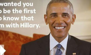 Officiel : Obama pour Hillary Clinton (vidéo)