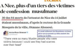 Nice : un tiers des victimes sont des musulmans...