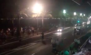 Le camion a roulé pendant 100 m sur la foule.