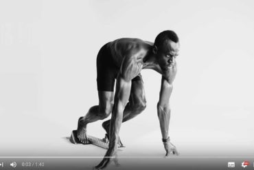 Usain Bolt, le guépard. (pub vidéo)