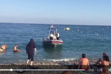 Nice : interpellation d'une femme "voilée" par la police sur la plage (vidéo)