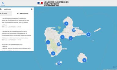 Journées Européennes du Patrimoine : Guadeloupe. (carte)