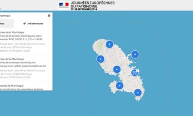 Journées Européennes du Patrimoine : Martinique. (Carte)