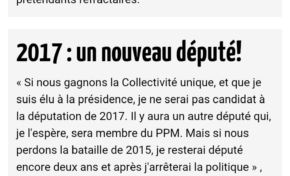 Législatives 2017 en Martinique : Serge Letchimy va t-il honorer sa parole ?