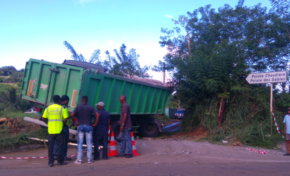 Voilà le septième camion accidenté en Martinique
