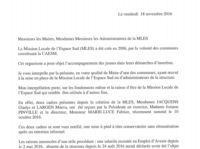 Qui en veut à Gladys Jacquens et à Maeva Largen ?