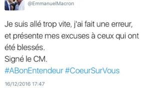 Macron...cette envie de voler noue l'avion