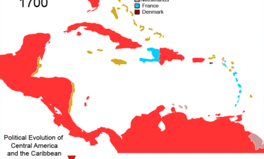 Evolution politique de la Caraibe (animation)