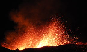 Eruption du piton de la Fournaise - île de La Réunion- Jeudi 02 février 2017