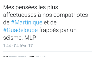 Le tweet du jour [04/02/17] Marine Le Pen