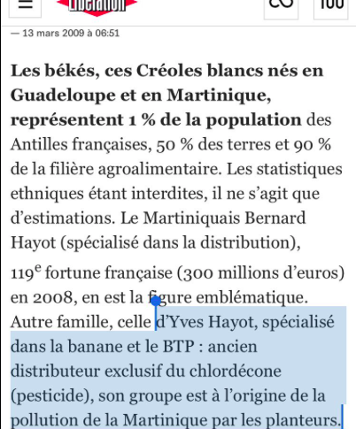 Yves...la Martinique te dit...MERCI