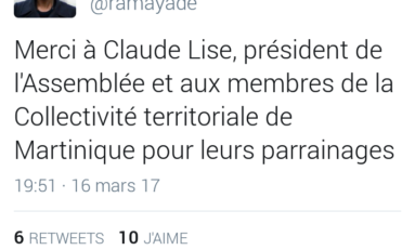 Présidentielle 2017 : Claude Lise parraine Rama Yade