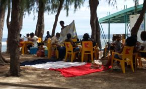 Le drapeau de la France entre drap et manque de peau