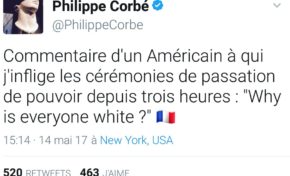 "Why is everyone white ?"