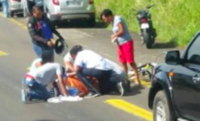 Un cycliste renversé au niveau de Génipa en Martinique