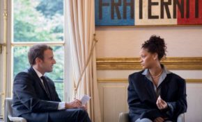 L’ÉDUCATION AU CŒUR DE LA RENCONTRE DE RIHANNA AVEC LES MACRON