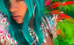 Rihanna in Barbados for Cropover 2017