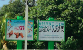 Martinique : l'éléphantillais se Trump énormément