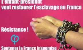 En 1802 Napoléon remet des français noirs en esclavage...en 2017 Mélenchon and co pérennisent l'imagerie de ce crime contre l'humanité