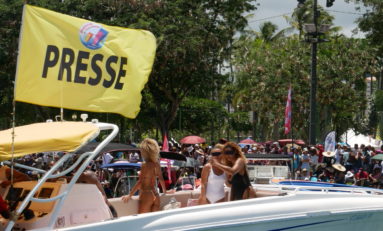 #TDY2017 Les « doucineurs » dans la yole ronde de Martinique
