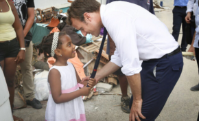 L'image du jour 13/09/17 - Saint Martin - Macron