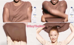 Cette publicité DOVE est raciste et nous...le savon