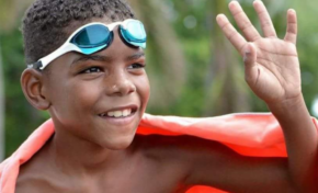 Christophe Maleau se jette à l'eau pour sa manman