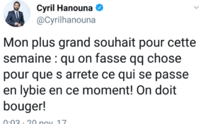 Cyril Hanouna...lis bien...ce n'est pas LYBIE mais LIBYE
