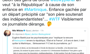 Le tweet du jour 27/11/17 - Martinique - Edwy Plenel