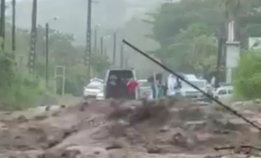 Mauvais temps sur la Martinique