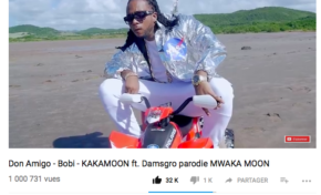 Le Kaka Moon de BOBI passe la barre du 1 000 000 de vues