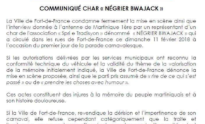 Fort-de-France  : LOL métis à son propre carnaval