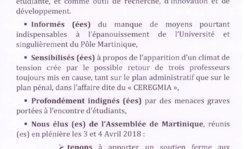 Université des Antilles : Ensemble Pour une Maçonnerie Nouvelle (EPMN)