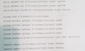 22 véhicules dérobés chez Martinique Automobiles