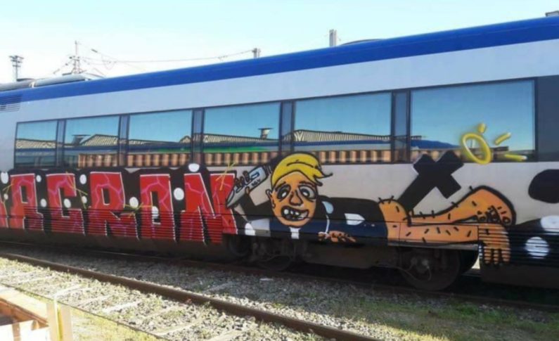 L'image du jour 19/04/18 - Street art - France - Macron