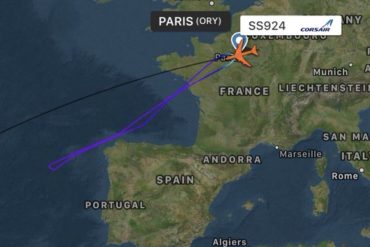 Le vol CORSAIR SS924 ORY-FDF entre Paris et la Martinique  fait demi-tour  pour «problème technique»