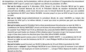 Les niloristes traitent Alfred Marie-Jeanne de traître