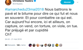 Et pendant ce temps là, en France le pays des droits de l'homme...Taubira pas Colbert...