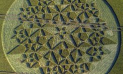 Etrange dessin apparu dans un champ en Angleterre (vidéo)