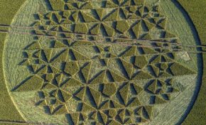 Etrange dessin apparu dans un champ en Angleterre (vidéo)