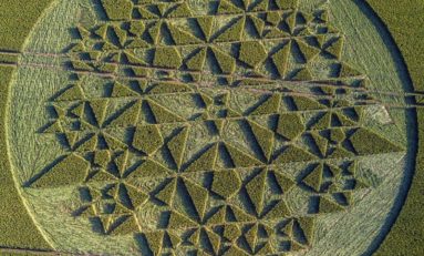 Etrange dessin apparu dans un champ en Angleterre (vidéo)