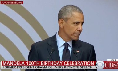 Discours de Barack Obama pour l'anniversaire des 100 ans de la naissance de Nelson Mandela