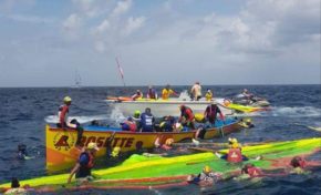 Tour de la Martinique des yoles rondes : quand Rosette/Orange (l'arme fatale) rime avec larmes fatales 😭😢😭😢😭