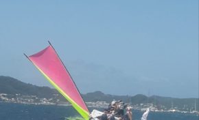L'image du jour 03/08/18 - Tour de la Martinique des yoles rondes - SMEM Ti Boug Énergie