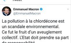 La phrase du jour 27/09/18 - Macron - Martinique - Chlordécone