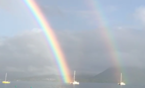 Isaac offre à la Martinique un arc-en-ciel...le vrai !!!