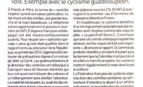 En Guadeloupe, le cyclisme ne roule pas qu’à l’eau