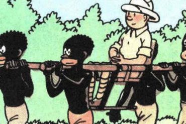 Tintin a 90 ans. Donc ils sortent une version "colorisée" de ... Tintin au Congo !